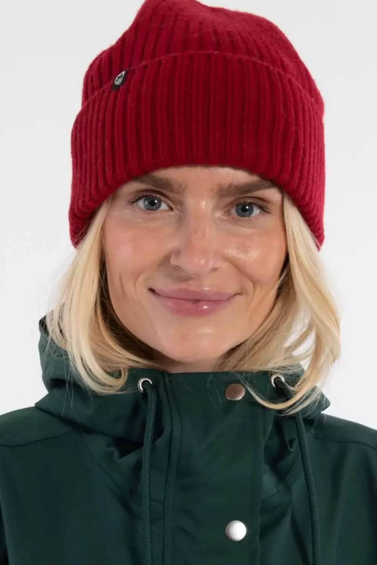 Danefæ Mützen/Hute>Danewarm Thoughts Merino Beanie Dark Red