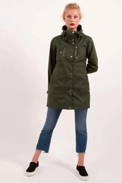 Danefæ Übergangsjacken>Daninge Midseason Parka Khaki