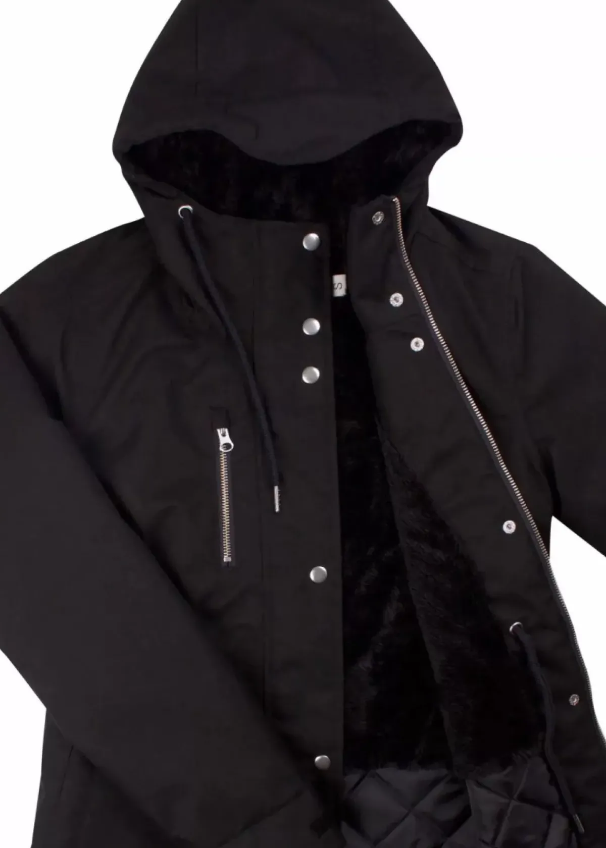 Danefæ Winterjacken>Daninge Winter Parka Black Brushed