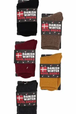 Danefæ Socken Und Strümpfe>Danish Winter Wool Socks Dark Grey
