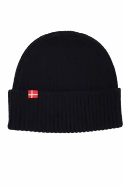Danefæ Mützen/Hute>Danmark Merino Beanie Navy