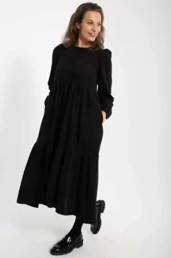 Danefæ Kleider>Danoktober Cord Dress Black
