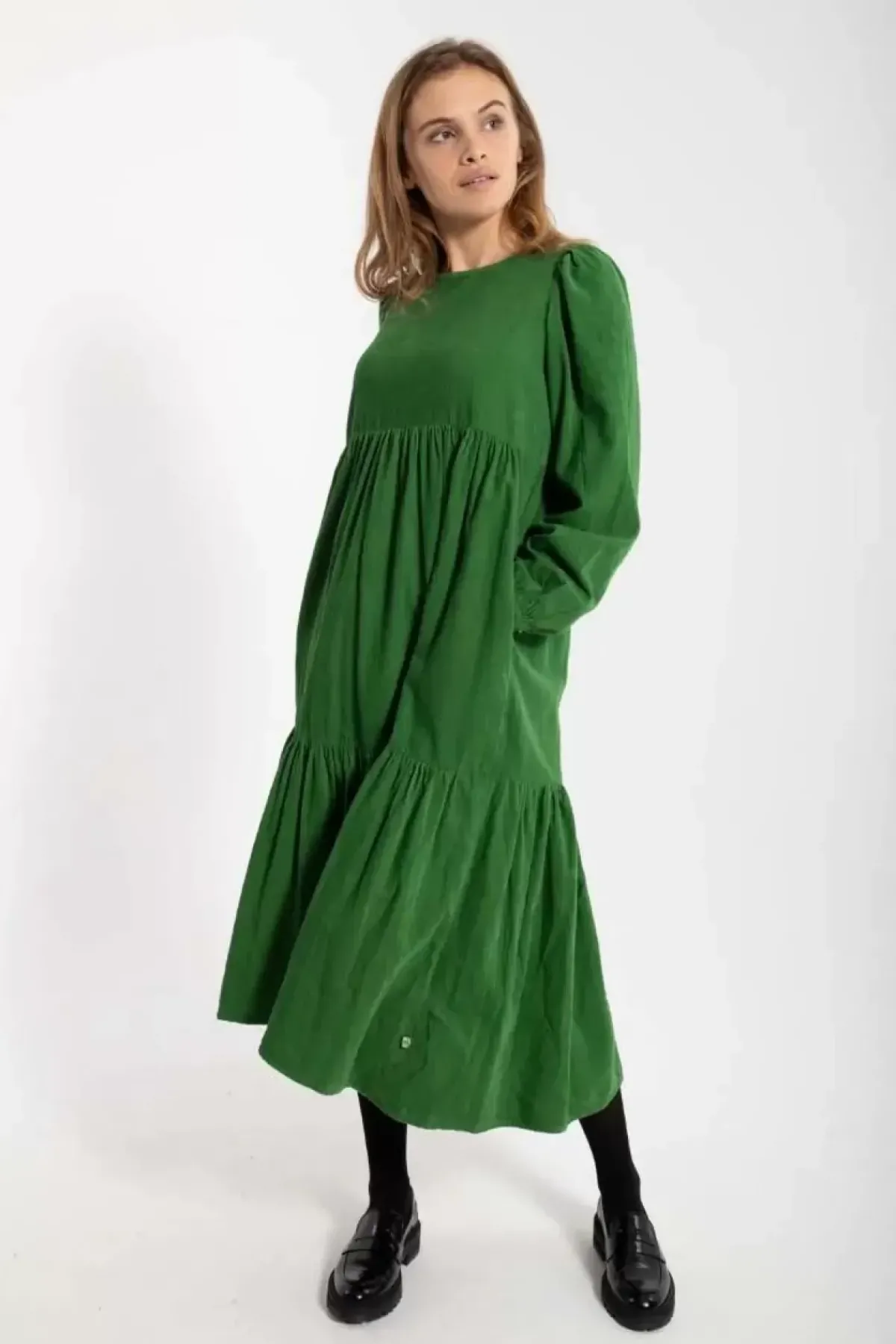 Danefæ Kleider>Danoktober Cord Dress Fall Jungle