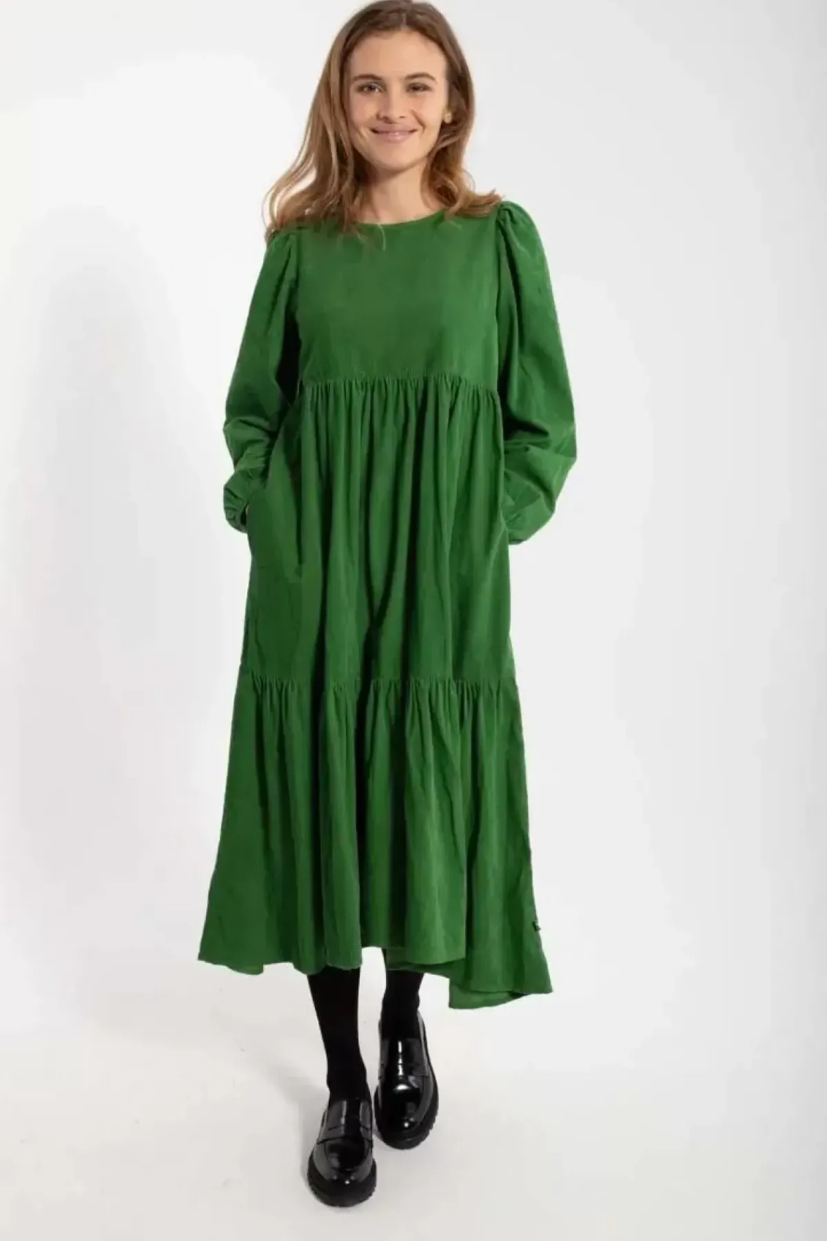 Danefæ Kleider>Danoktober Cord Dress Fall Jungle