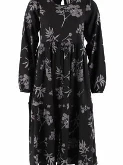 Danefæ Kleider>Danoktober Dress Black/Chalk Hemlock