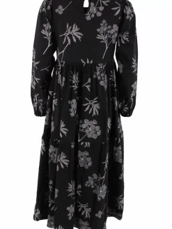Danefæ Kleider>Danoktober Dress Black/Chalk Hemlock