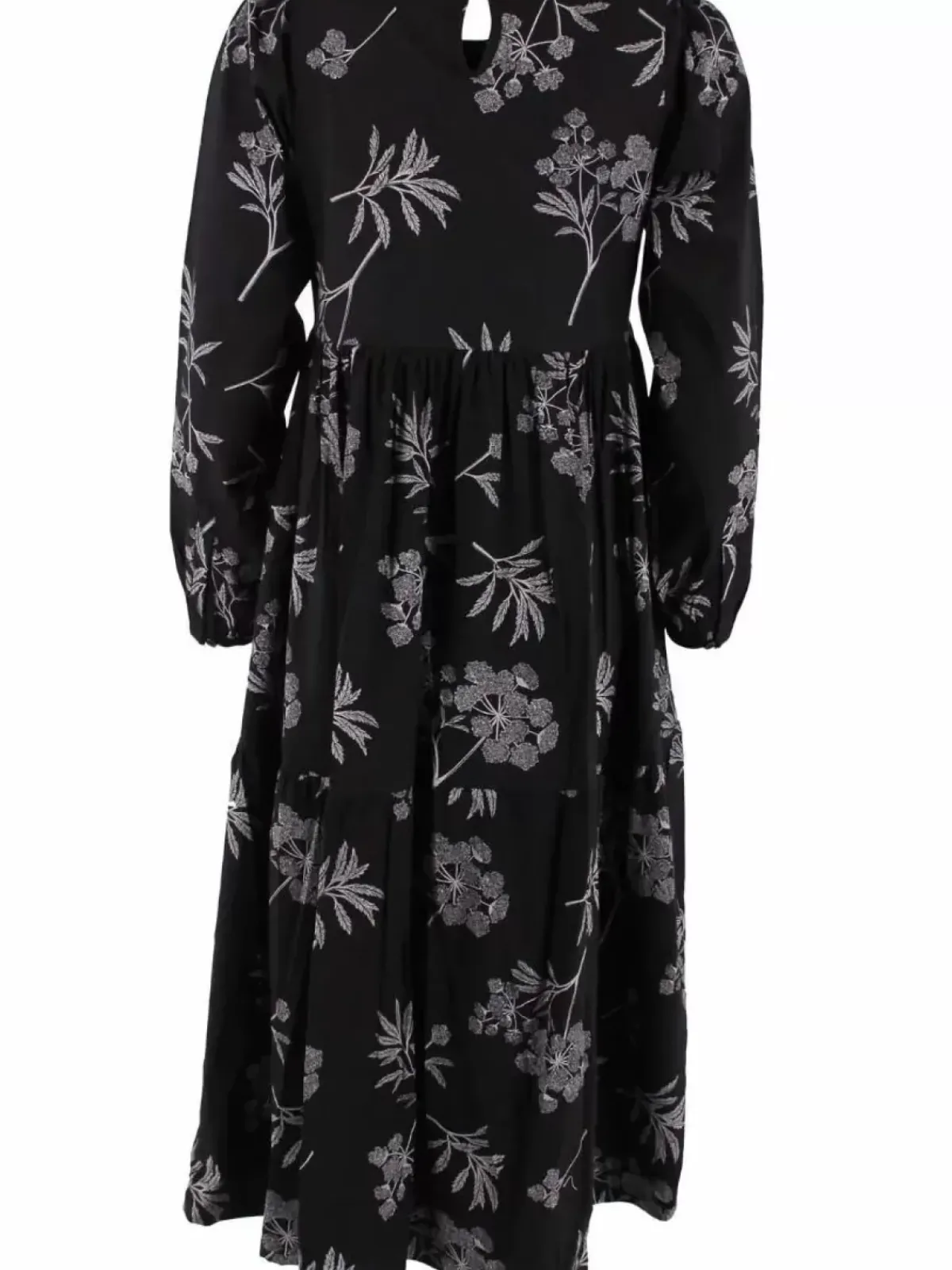 Danefæ Kleider>Danoktober Dress Black/Chalk Hemlock
