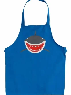 Danefæ Textilien Für Kinder>Dyr Apron - Kids Blue Haj