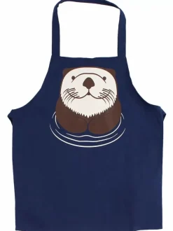 Danefæ Textilien Für Kinder>Dyr Apron - Kids Navy Odder