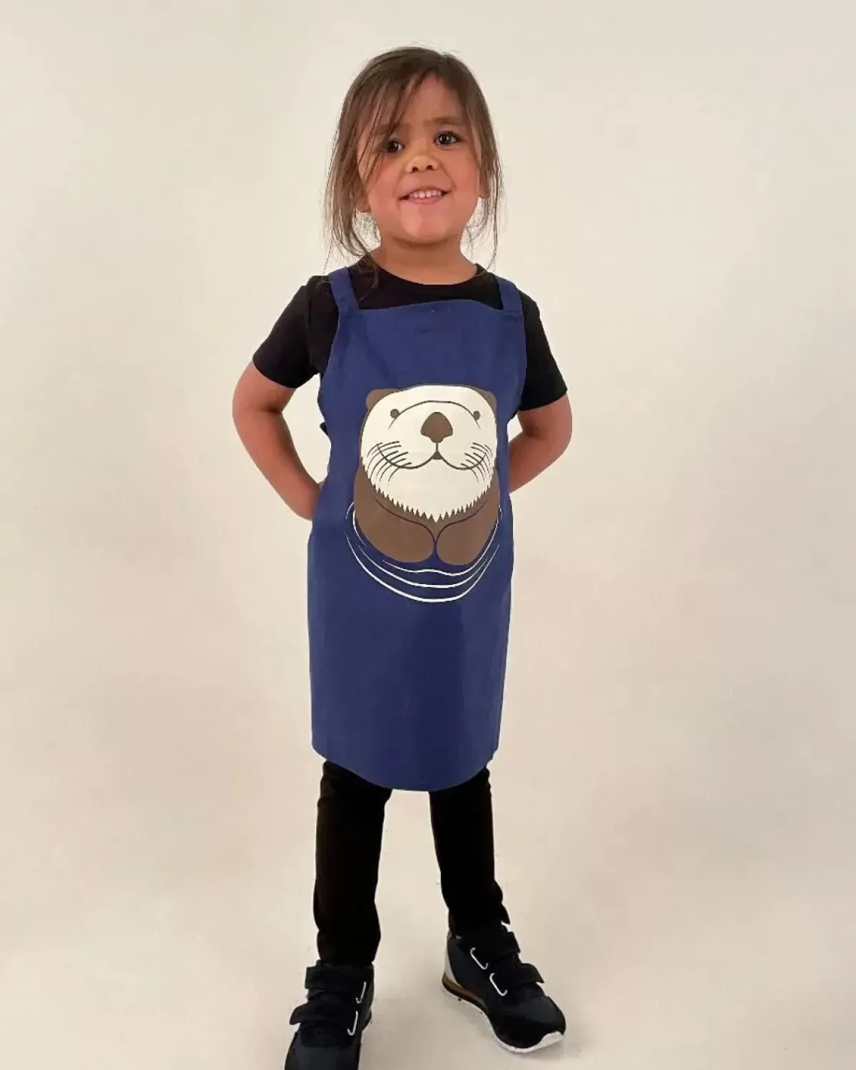 Danefæ Textilien Für Kinder>Dyr Apron - Kids Navy Odder