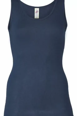 Danefæ Tops>Engel Wool Natur Ladies Tanktop Navy