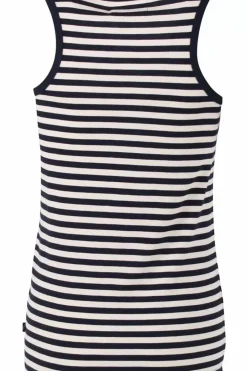 Danefæ Tops>Ess - Allinge Wool Top Navy/Chalk
