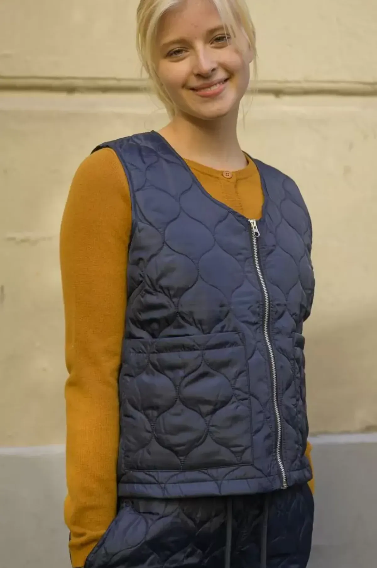 Danefæ Thermokleidung>Ess - Anholt Midlayer Thermo Vest Navy