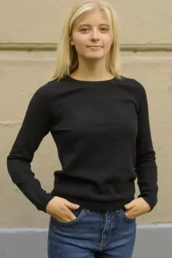 Danefæ Strickwaren>Ess - Bliss Merino Sweater Black