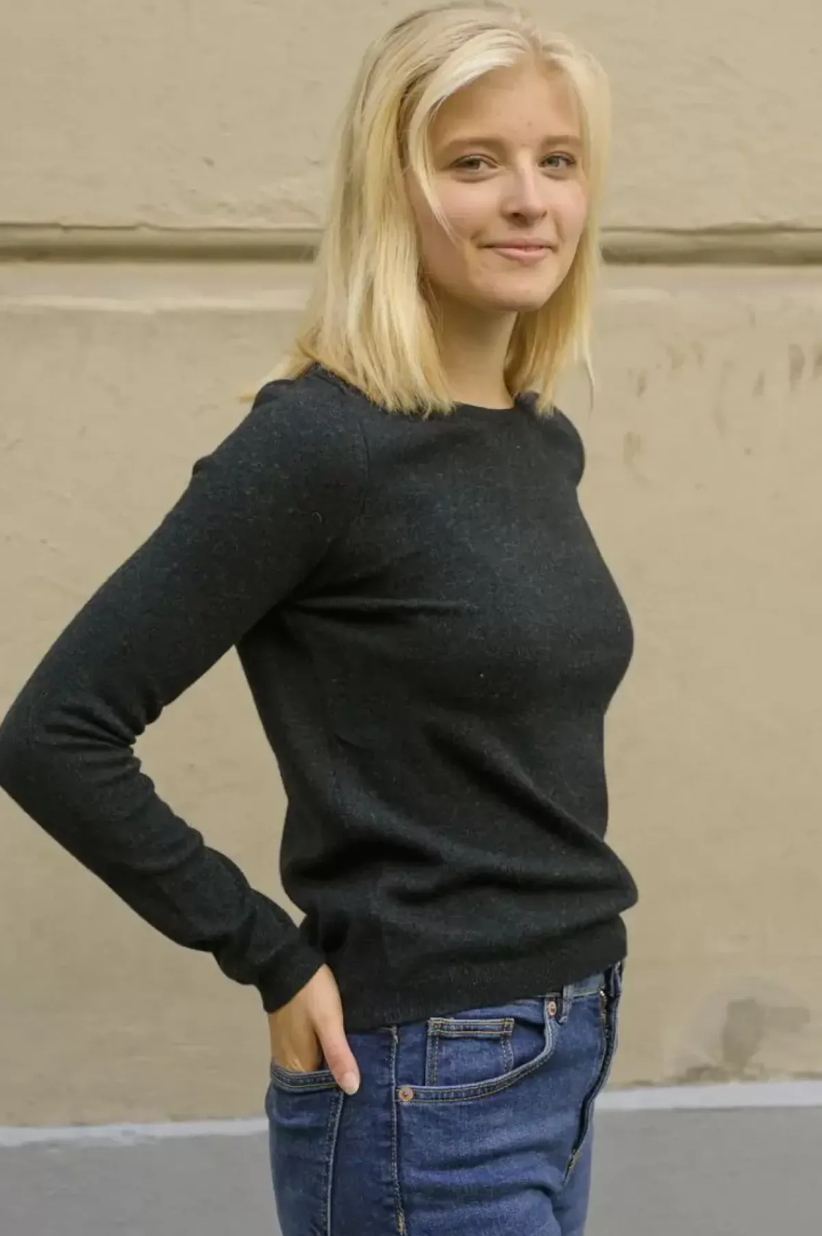 Danefæ Strickwaren>Ess - Bliss Merino Sweater Deep Forest