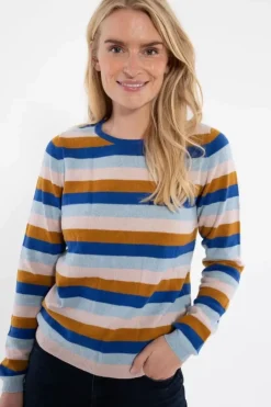 Danefæ Strickwaren>Ess - Bliss Merino Sweater Gentle Stripe