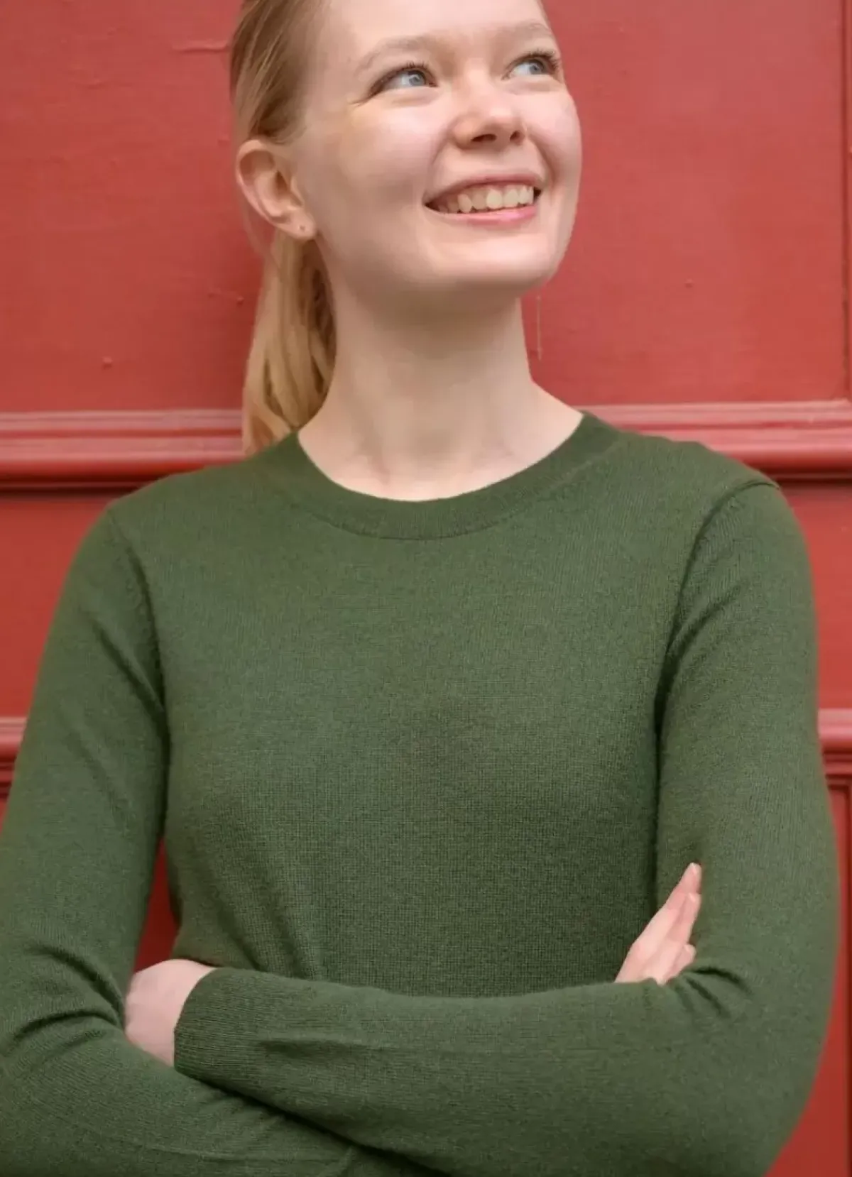 Danefæ Strickwaren>Ess - Cashmere Kiss Sweater Army