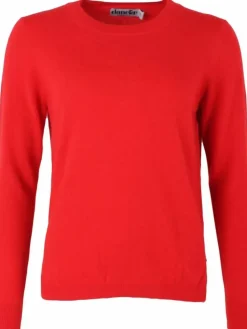 Danefæ Strickwaren>Ess - Cashmere Kiss Sweater Bright Red