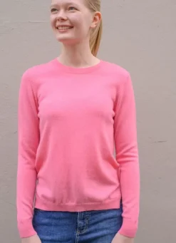 Danefæ Strickwaren>Ess - Cashmere Kiss Sweater Pink Sorbet
