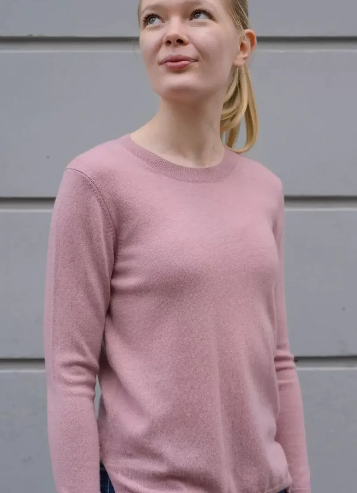 Danefæ Strickwaren>Ess - Cashmere Kiss Sweater Rose Beige