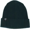 Danefæ Mützen/Hute>Ess - Cashmere Rib Beanie Black Green