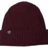 Danefæ Mützen/Hute>Ess - Cashmere Rib Beanie Dk Bordeaux