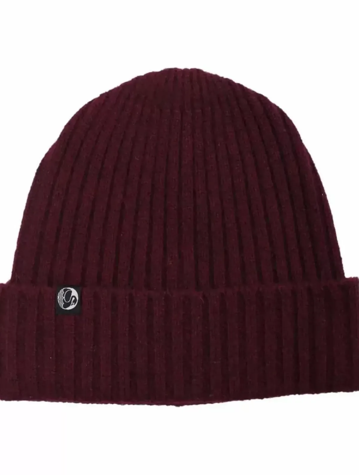 Danefæ Mützen/Hute>Ess - Cashmere Rib Beanie Dk Bordeaux