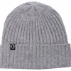 Danefæ Mützen/Hute>Ess - Cashmere Rib Beanie Hthr Grey