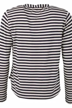 Danefæ Hemden Und Shirts>Ess - Danebaba Wool Blouse Navy/Chalk