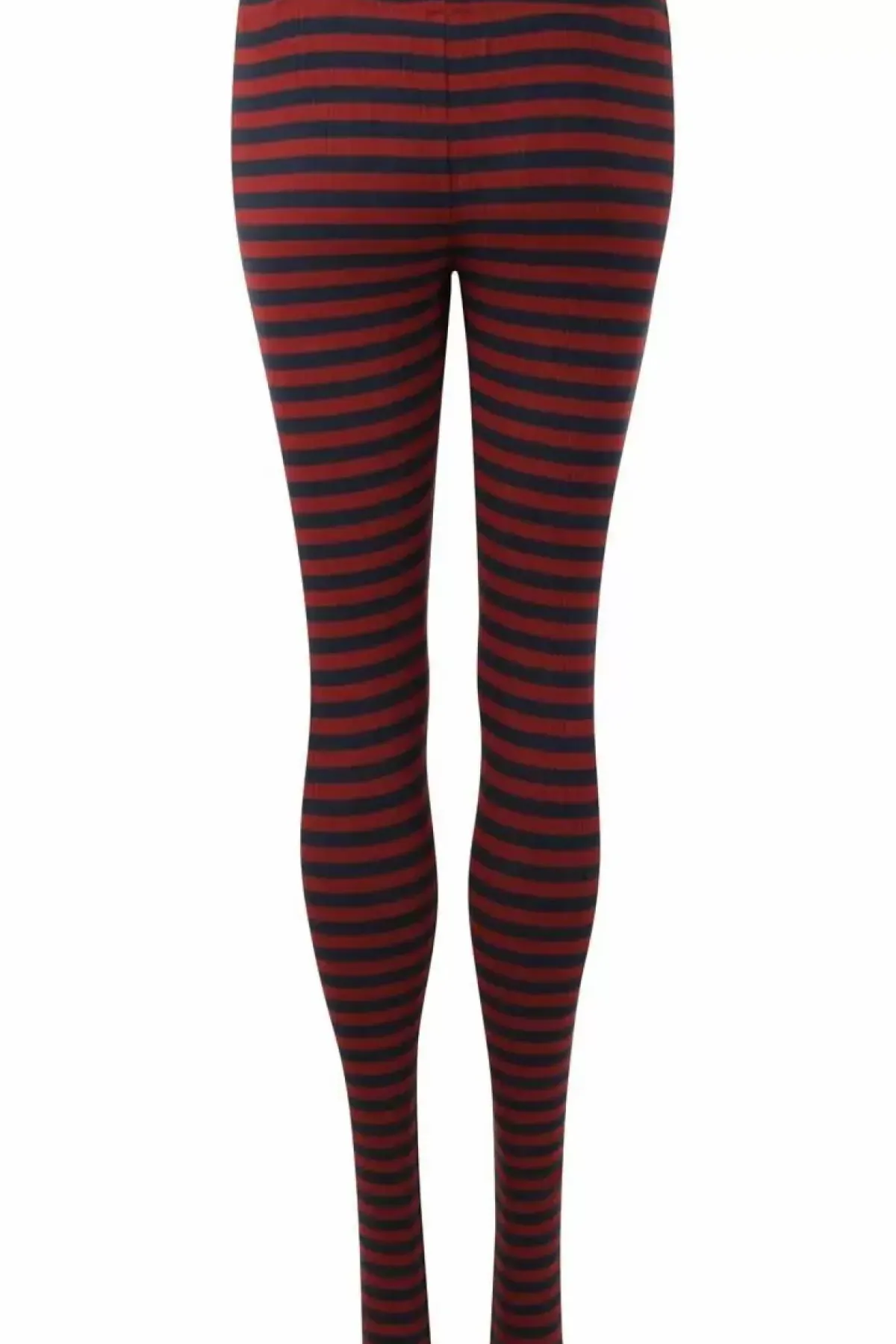 Danefæ Leggings>Ess - Danebuddy Leggings Dk Navy/Redwine