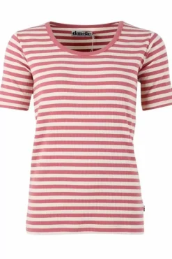 Danefæ T-Shirts>Ess - Danefriend Tee Old Rose/Chalk