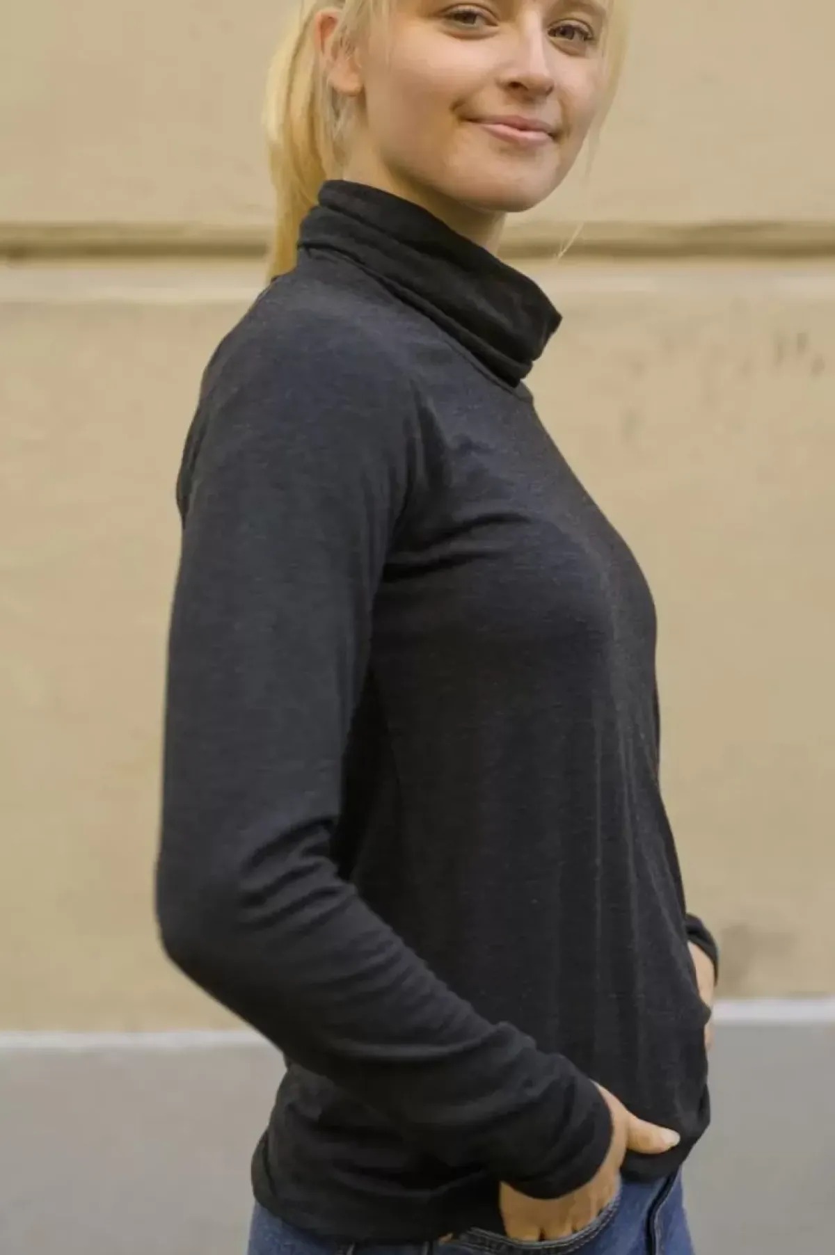 Danefæ Hemden Und Shirts>Ess - Danehigh Roller Wool Ls Black