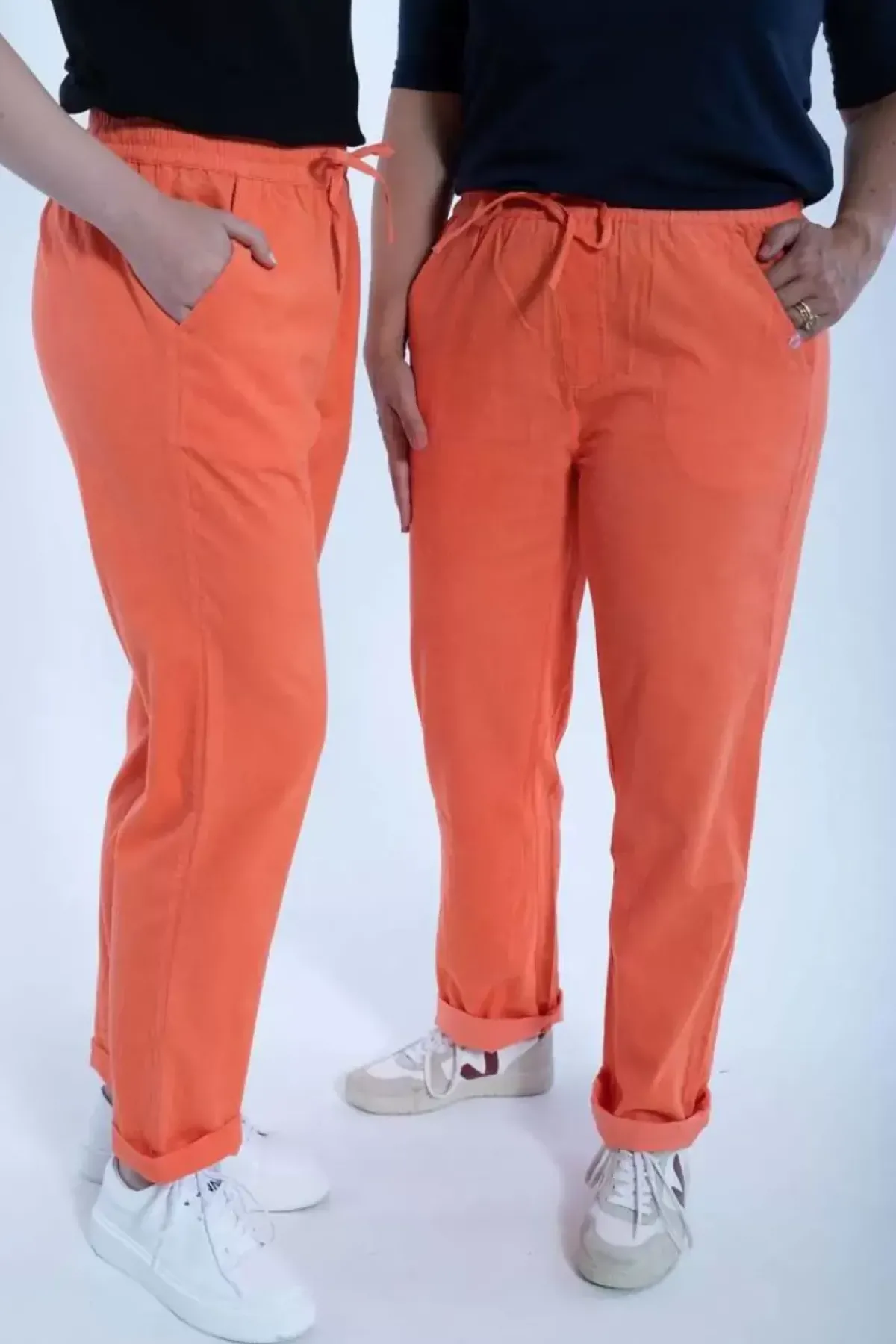 Danefæ Hosen>Ess - Daneliseleje Cord Pants Bright Coral
