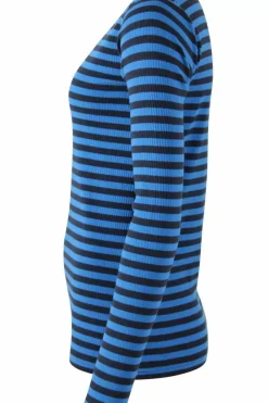 Danefæ Hemden Und Shirts>Ess - Danepartner Ls Blue/Dk Navy