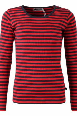 Danefæ Hemden Und Shirts>Ess - Danepartner Ls Dk Navy/Red