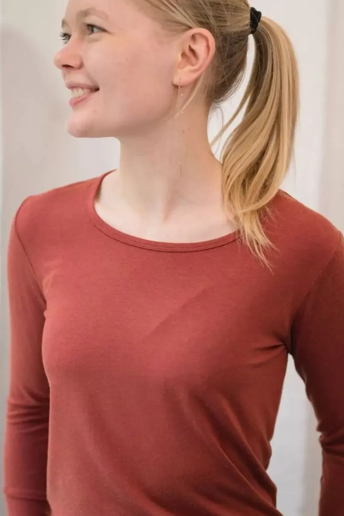 Danefæ Hemden Und Shirts>Ess - Danepartner Wool Ls Rose Tile