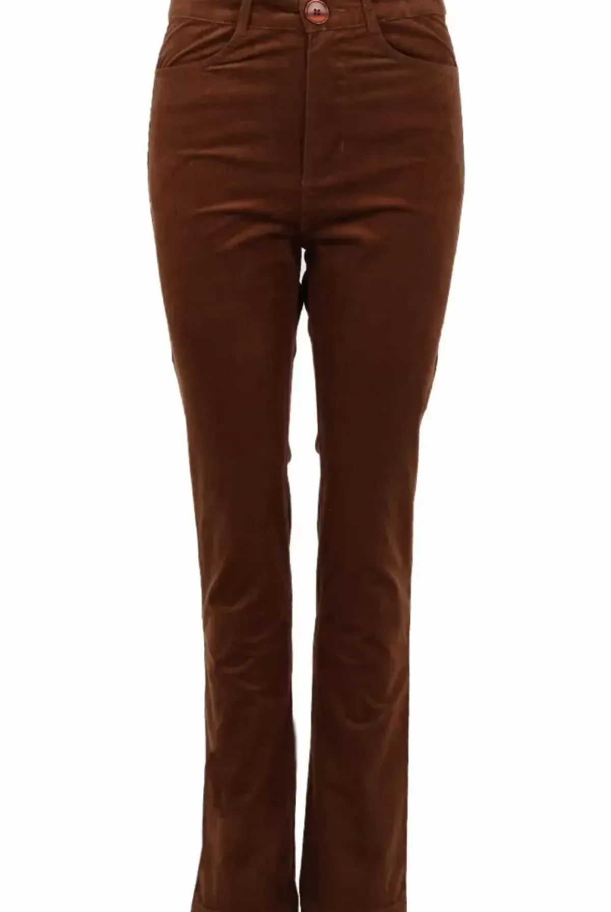 Danefæ Hosen>Ess - Danepretty Cord Stretch Pants Brown Beige
