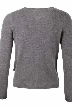 Danefæ Cardigan>Ess - Forget Me Not Merino Cardigan Heather Grey