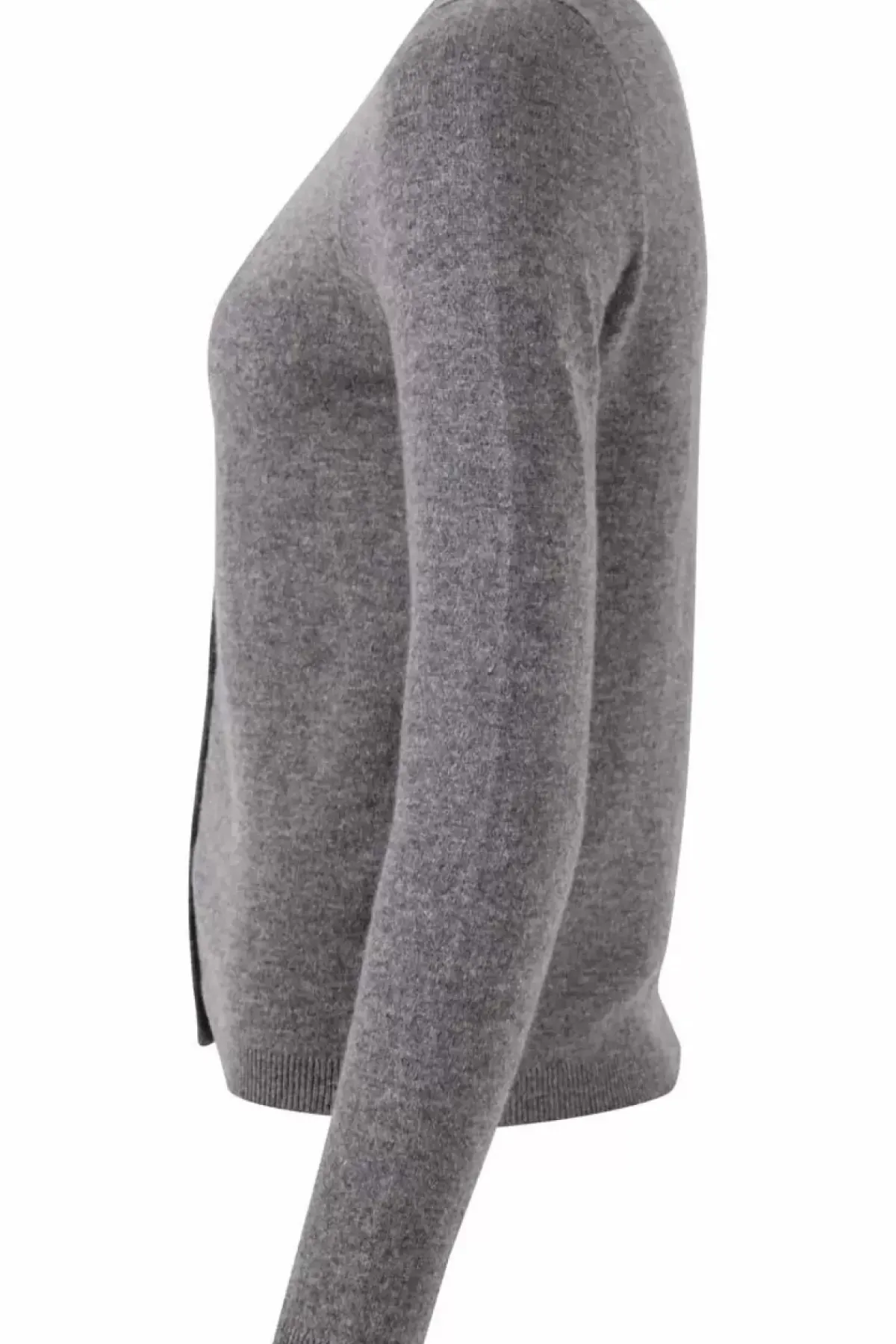 Danefæ Cardigan>Ess - Forget Me Not Merino Cardigan Heather Grey