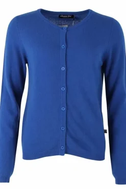 Danefæ Cardigan>Ess - Forget Me Not Merino Cardigan Royal Blue