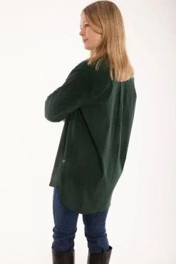 Danefæ Blusen>Ess - Joy Poplin Shirt Black Green