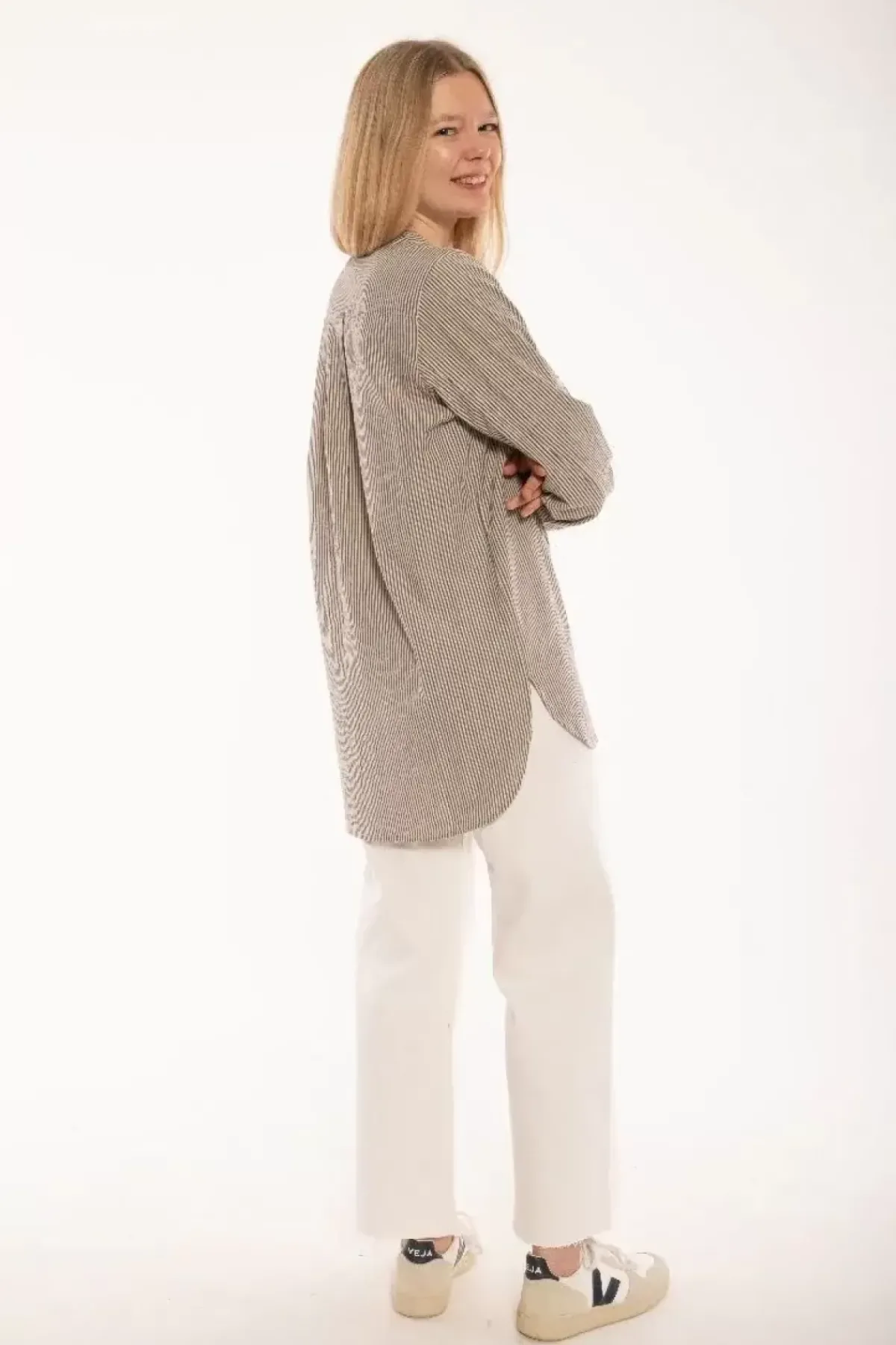 Danefæ Blusen>Ess - Joy Searsucker Shirt Searsucker