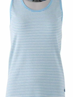 Danefæ Tops>Ess - Organic Danallinge Top Baby Blue/Chalk
