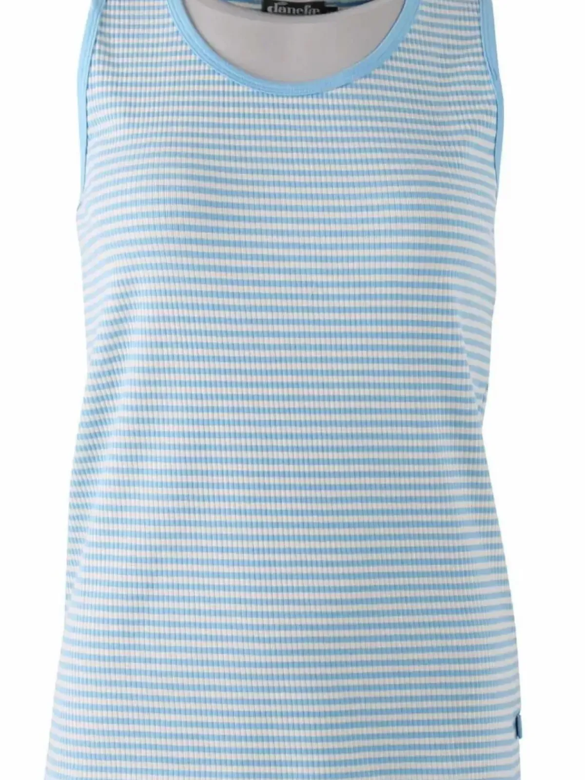 Danefæ Tops>Ess - Organic Danallinge Top Baby Blue/Chalk
