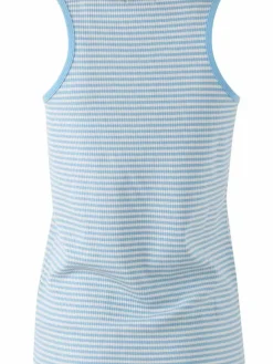 Danefæ Tops>Ess - Organic Danallinge Top Baby Blue/Chalk
