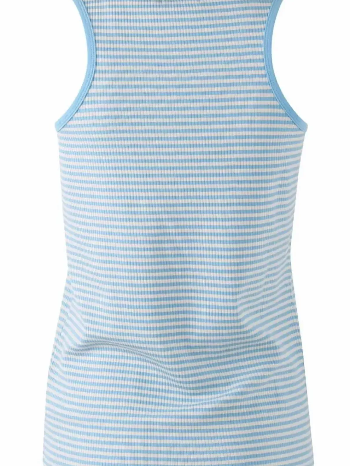 Danefæ Tops>Ess - Organic Danallinge Top Baby Blue/Chalk