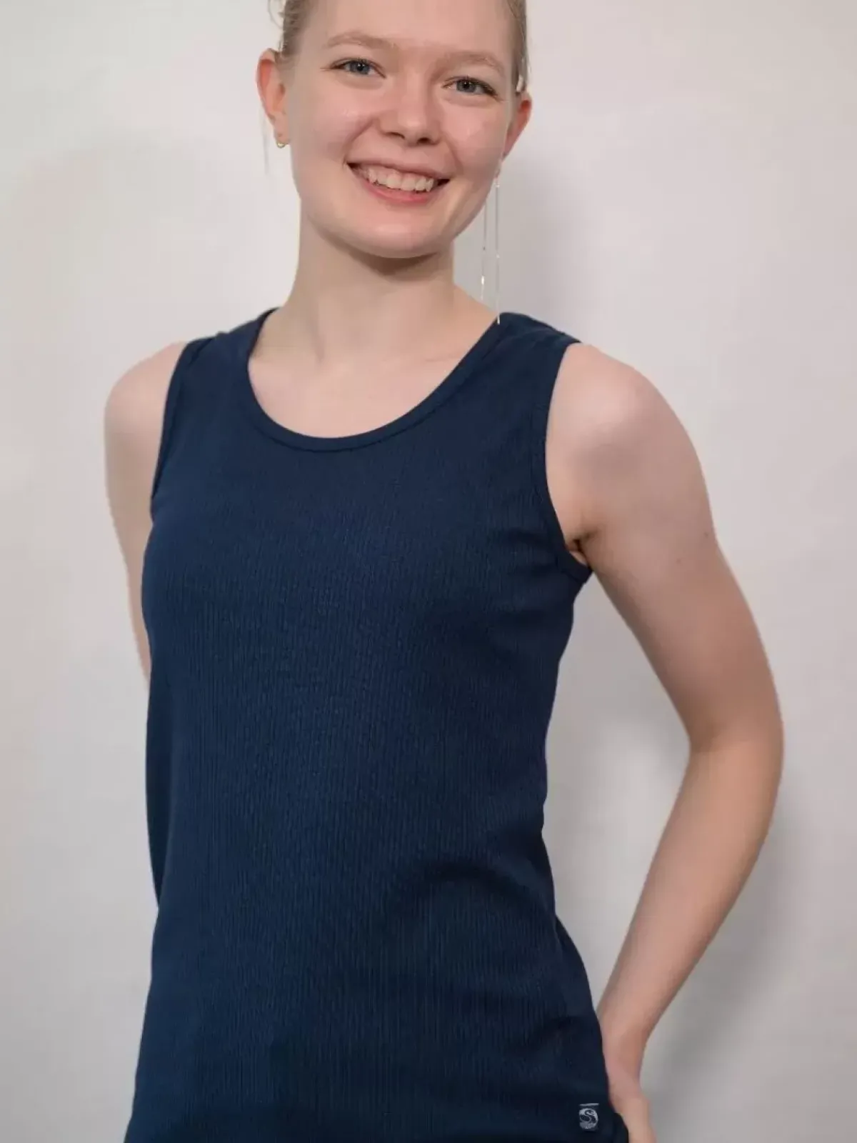 Danefæ Tops>Ess - Organic Danallinge Top Navy