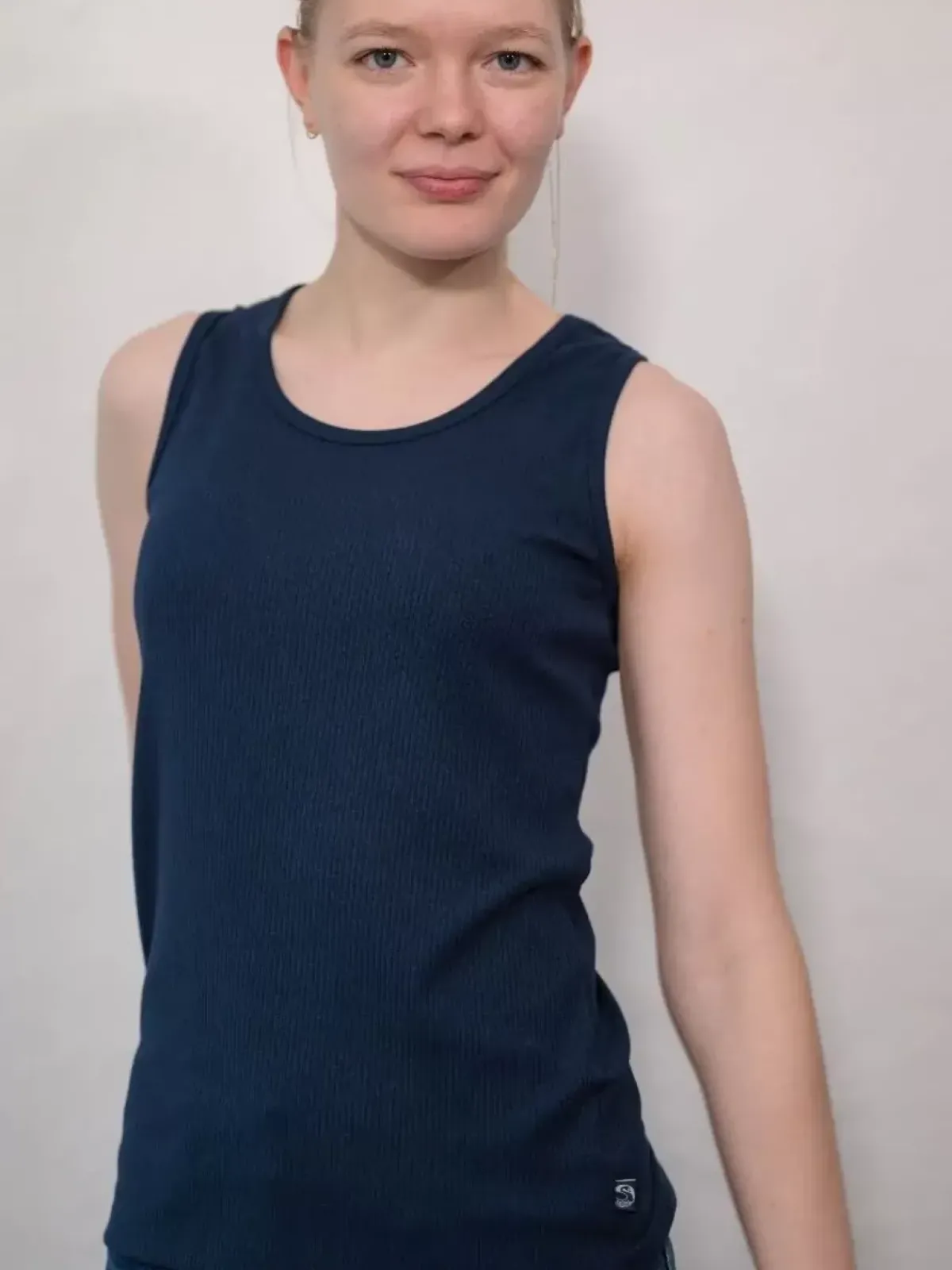 Danefæ Tops>Ess - Organic Danallinge Top Navy