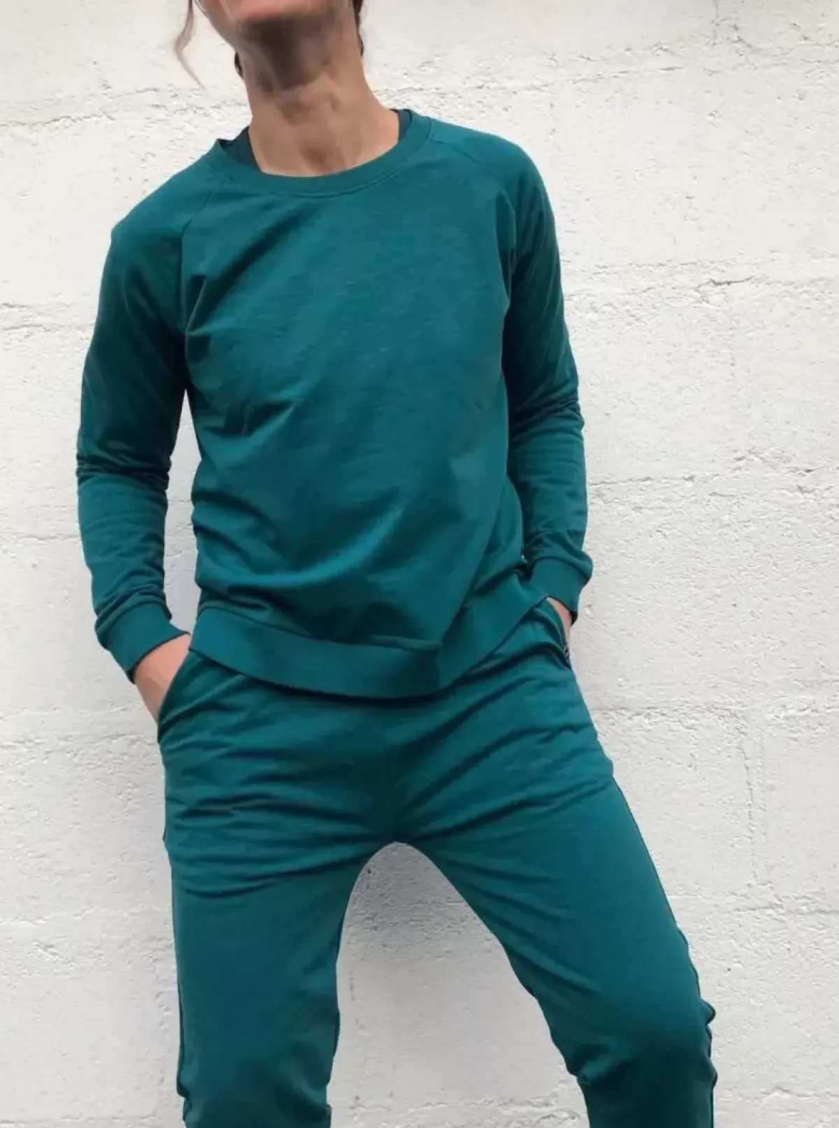 Danefæ Hosen>Ess - Organic Danedetox Sweatpants Dark Duck