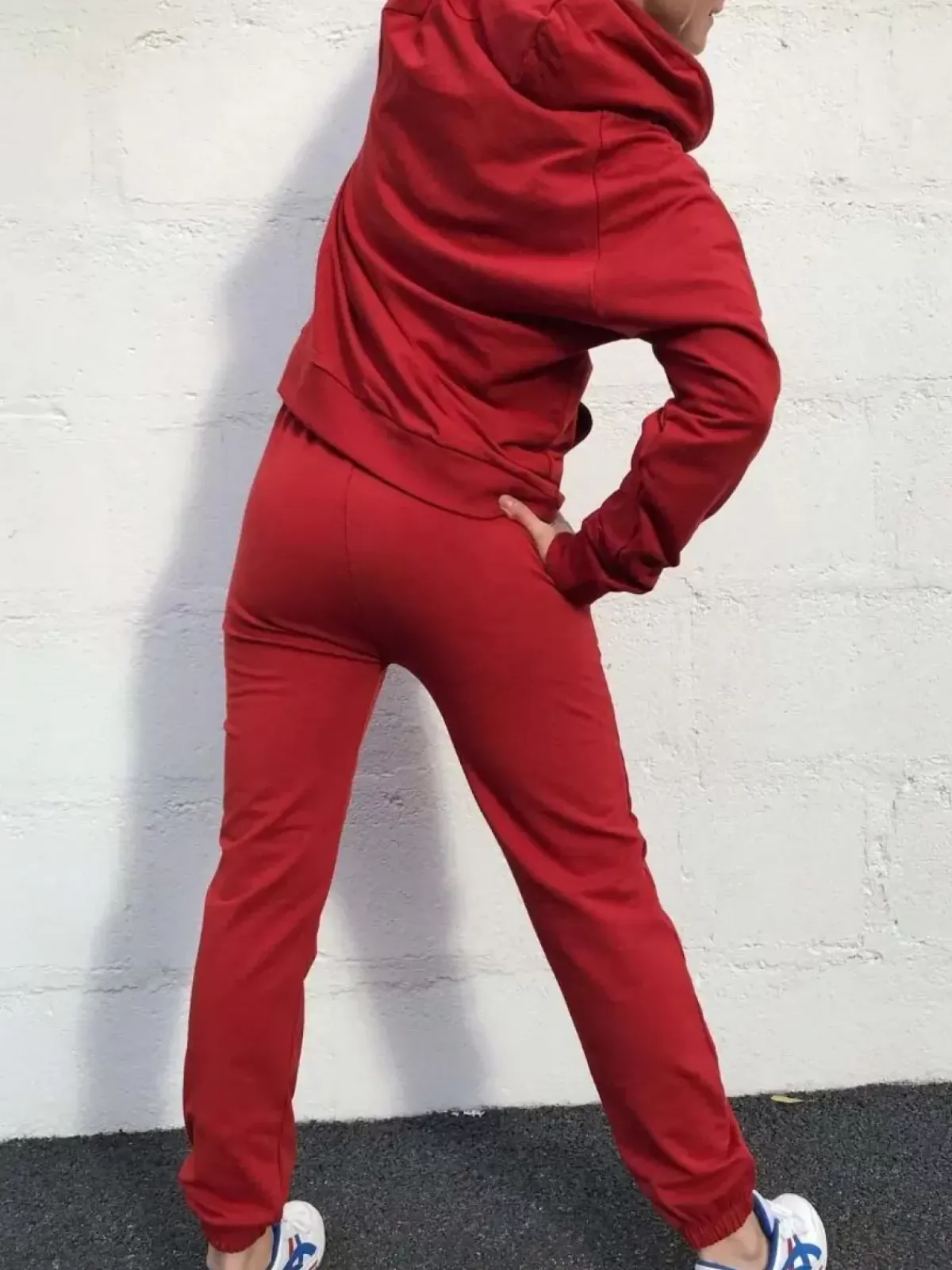 Danefæ Hosen>Ess - Organic Danedetox Sweatpants Dk Rust